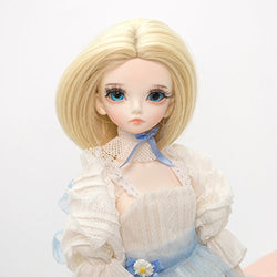 High Temperature Synthetic Fiber Hair Short Bob Hairpieces Wig for 1/6 BJD SD Doll