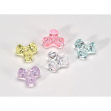 Bulk Buy: Darice DIY Crafts Plastic Tri-Beads -Transparent Pastel 11mm 1180 pieces (6-Pack) 0601-28
