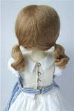 JD426 8-9'' 21-23cm Twin Curly Pony Mohair BJD Wigs 1/3 SD Doll Accessories (Ash Blond)