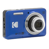 Kodak PIXPRO Friendly Zoom FZ55 Digital Camera (Blue) with Lowepro Newport 10 Camera Case (2 Items)