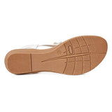 CARETOO Ladies Flat Sandals Shoes, Women Fashion T Strap Summer Flip Flops Sandal, Rhinestone Bling Backstrap Beach Sandal