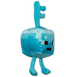JINX Minecraft Dungeons Mini Crafter Diamond Key Golem Plush Stuffed Toy, Blue, 4.5" Tall