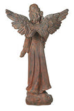 Kensington Hill English Tudor Angel Outdoor Statue 41 1/2" High Sculpture for Yard Garden Patio Deck Home Entryway Hallway