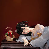 66.8cm 1/3 Antiquity Girl BJD Doll 100% Handmade Ball Jointed SD Dolls with Hanfu Full Set + Wig + Shoes + Makeup, Best Birthday Gift