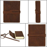 Handmade Medium Vintage Leather Journal Diary Men Women Gift for Him Her