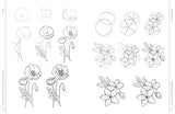 Draw Like an Artist: 100 Flowers and Plants: Step-by-Step Realistic Line Drawing * A Sourcebook for Aspiring Artists and Designers