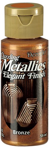 DecoArt Dazzling Metallics 2-Ounce Bronze Acrylic Paint