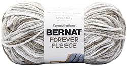 Bernat Forever Fleece Yarn, Latte
