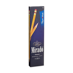 Paper Mate Mirado #2.5 Classic Medium Firm Lead Pencils, Box of 12 (2098) by Paper Mate