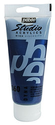 Studio Acrylics 100-Milliliter Acrylic Paint, Iridescent Blue Black