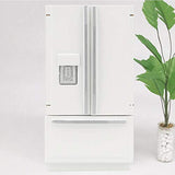 Tnfeeon 1:12 Dollhouse Miniature Accessories Refrigerator, High Simulation Kitchen Prop Delicate Model Dollhouse Decor(White)