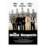 The Usual Suspects Canvas Prints Classic Movie Poster Wall Art For Home Office Decorations Unframed 30"x20"