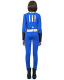 miccostumes Women's Sole Survivor Nora Cosplay Two-Piece Costume Jacket Pants WXS Blue