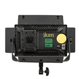 Ikan Lyra (5X) Bi-Color 3200K-5600K Soft Panel (5) 1 x Half Lighting Kit with Gold & V-Mount Battery Plate, Barn Dors, Stands and Case Included (LB5-5PT-KIT) - Black