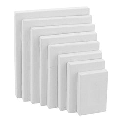 US Art Supply Mini Stretched Canvas 10-ounce Primed Variety Rectangular Assortment (8-MINI Canvases