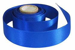 Blue Ribbon for Crafts - Hipgirl 10 Yards 7/8" Double Face Fabric Satin Ribbon for Gift Package