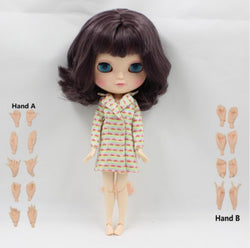 Dream fairy ICY dolls Fortune Days Toys 12 inch nude doll with natural skin and small breast joint body like blythe. (130BL9219, 30cm)
