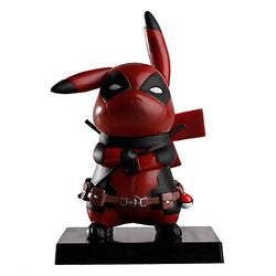 Pikapool Pikachu Cosplay Deadpool Model Gifts, Anime Action Figure Toys Gifts