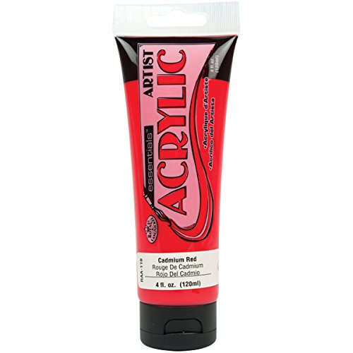 Royal & Langnickel Essentials Acrylic Paint 4 Oz. Tube: Cadmium Red