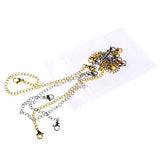 D-Buy 8 Pcs Stainless Steel Necklace Extender Bracelet Extender Extender Chain Set 4 Different