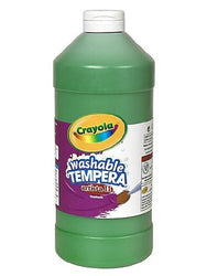 Crayola Artista II Liquid Tempera Paint green 32 oz. [PACK OF 3 ]