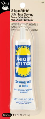 Dritz 398 Unique Stitch Stitchless Sewing Liquid Adhesive, 1.25-Fluid Ounce