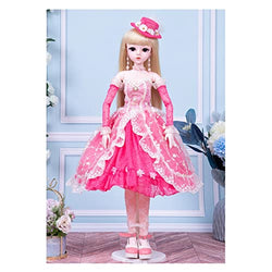 Xin Yan Bjd Dolls Girl 23.8 Inch 1/3 Sd Dolls with Joints for Doll Toys Cute Doll Toy with Clothes and Shoes Birthday Gift for Age 3 4 5 6 7 8 Year Old Girls