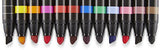 Prismacolor 3620 Premier Double-Ended Art Markers, Fine and Chisel Tip, 12-Count