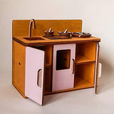 Wonderful Dollhouse kitchen – scale 1:6 Wooden doll furniture for doll house
