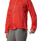 Columbia Women's Switchback III Adjustable Waterproof Rain Jacket, Bold Orange, Small