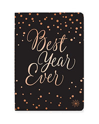bloom daily planners Fashion Journal Blank Lined Composition Notebook 7" x 10" - Best Year Ever