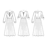 New Look UN6695A Misses' Dress Sewing Pattern Kit, Code N6695, Sizes 4-6-8-10-12-14-16