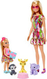 Barbie and Chelsea The Lost Birthday Playset with Barbie & Chelsea Dolls, 3 Pets & Accessories, Gift for 3 to 7 Year Olds