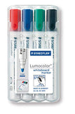 Lumocolor Whiteboard Marker Bullet Tip Set of 4