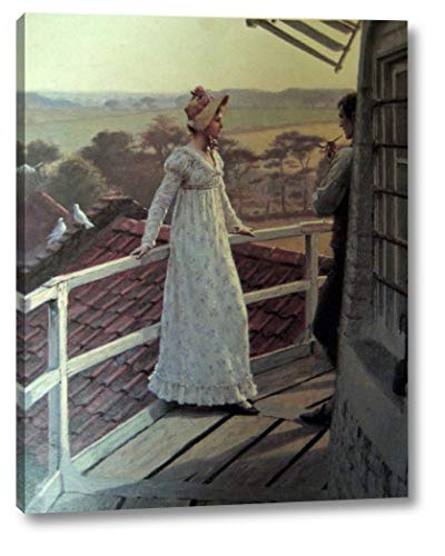 The Windmiller's Guest by Edmund Blair Leighton - 18" x 22" Gallery Wrap Giclee Canvas Print - Ready to Hang