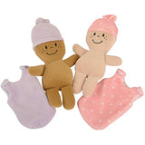 Basket of Babies Creative Minds Plush Dolls, Soft Baby Dolls Set, 6 Piece Set for All Ages