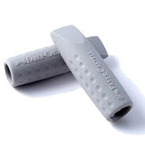Faber Castell Grip 2001 Eraser Cap 2 Pack - Grey (Pack Of 5)