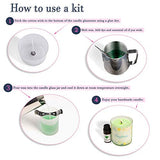 Velver Candle Making Kit Soy Wax Scented Candle DIY Candle Making Kit - Shuttle Art and Crafts Candle Kit for Adults