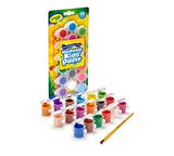 Crayola Washable Kids Paint Assorted Colors, Pack of 2 | Includes 5 Color Flag Set