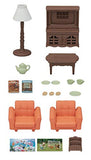 Calico Critters Lounging Living Room Set, Dollhouse Furniture Set