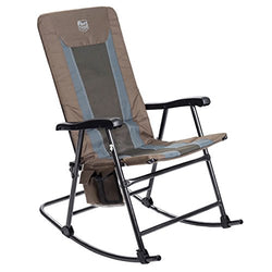 Timber Ridge Smooth Glide Lightweight Padded Folding Rocking Chair for Outdoor Support 300lbs