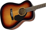 Fender CC-60S Concert Acoustic Guitar, Walnut Fingerboard, Sunburst