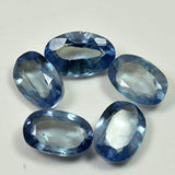 Gemsonclick Alexandrite Loose Gemstone Total 25 Carat Lots 5 Piece Jewelry Making Oval Shape for Healing