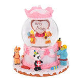 Happy Birthday Music Box Gift - Bday Snow Globe for Kids Daughter Women Girls Wife Birthday Gift Play Happy Birthday to You
