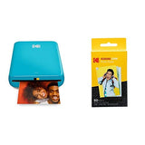 Kodak Step Instant Photo Printer with Bluetooth/NFC, Zink Technology (Pink) with Kodak 2"x3" Premium Zink Photo Paper (50 Sheets) Compatible with Kodak Smile