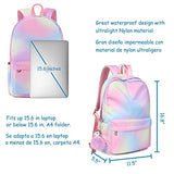 Backpack for Girls FITMYFAVO School Backpack Girls Backpack Middle Elementary School Bookbag for Teen Girls Waterproof Backpack Laptop Backpacks