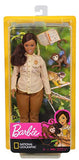 Barbie Wildlife Conservationist Doll, Brunette with Monkey and Notebook, Inspired by National Geographic for Kids 3 Years to 7 Years Old