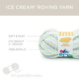 Lion Brand Yarn Ice Cream Roving Stripes Yarn, Dots
