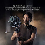DJI RS 2 Combo – 3-Axis Gimbal Stabilizer for DSLR and Mirrorless Camera, Nikon Sony Panasonic Canon Fujifilm, 10 lb Payload, Carbon Fiber, Touchscreen, Black