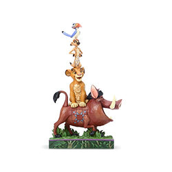 Enesco Disney Traditions by Jim Shore Lion King Stacked Characters Figurine, 8 Inch, Multicolor